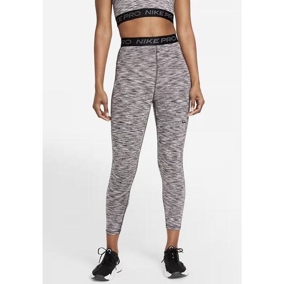 Nike Pie Pro Multicolor Polyester High Waist Sports Pull-On Leggings Size S - Picture 1 of 7